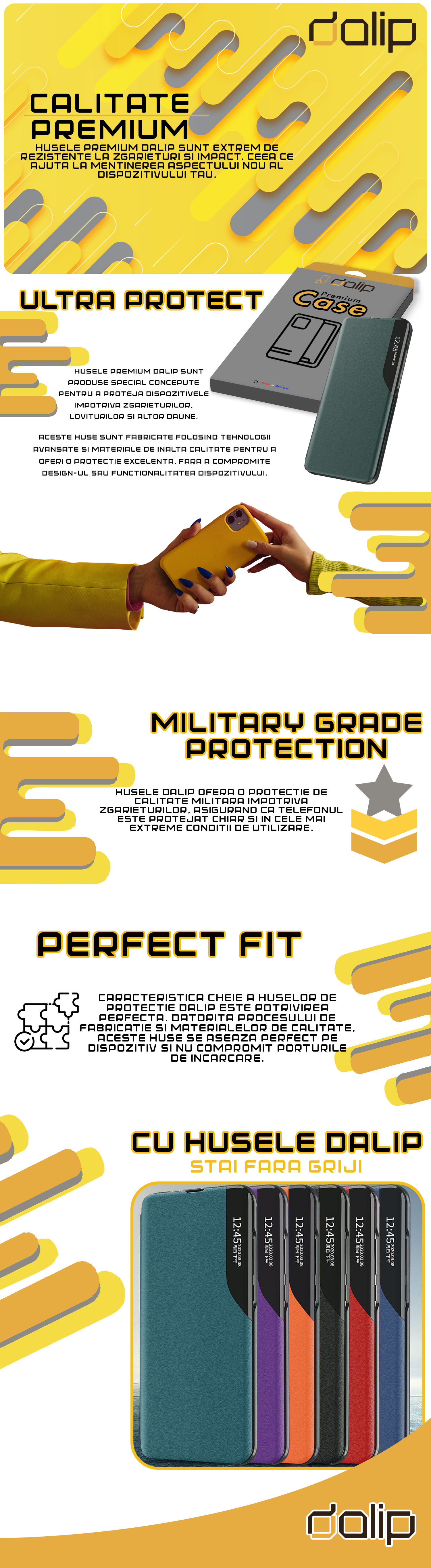 Carcasa Husa Smart Fold eFold Samsung iPhone Huawei Xiaomi Oppo Oneplus Sony Xperia Vivo Redmi Honor Flip cover smart view 360 