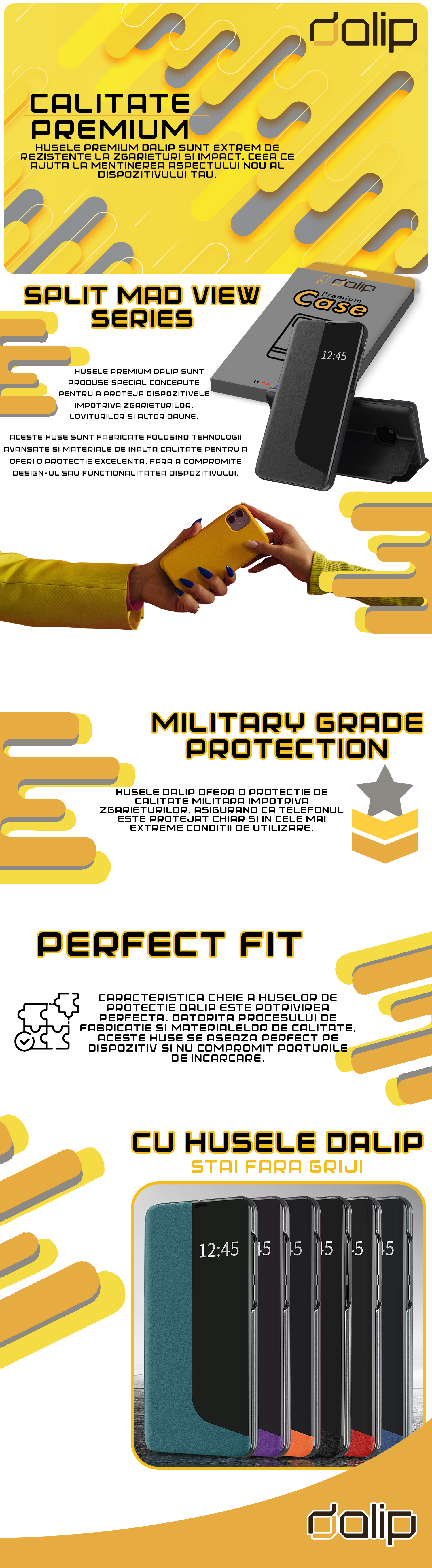 Carcasa Husa Smart Fold eFold Samsung iPhone Huawei Xiaomi Oppo Oneplus Sony Xperia Vivo Redmi Honor Flip cover smart view 360