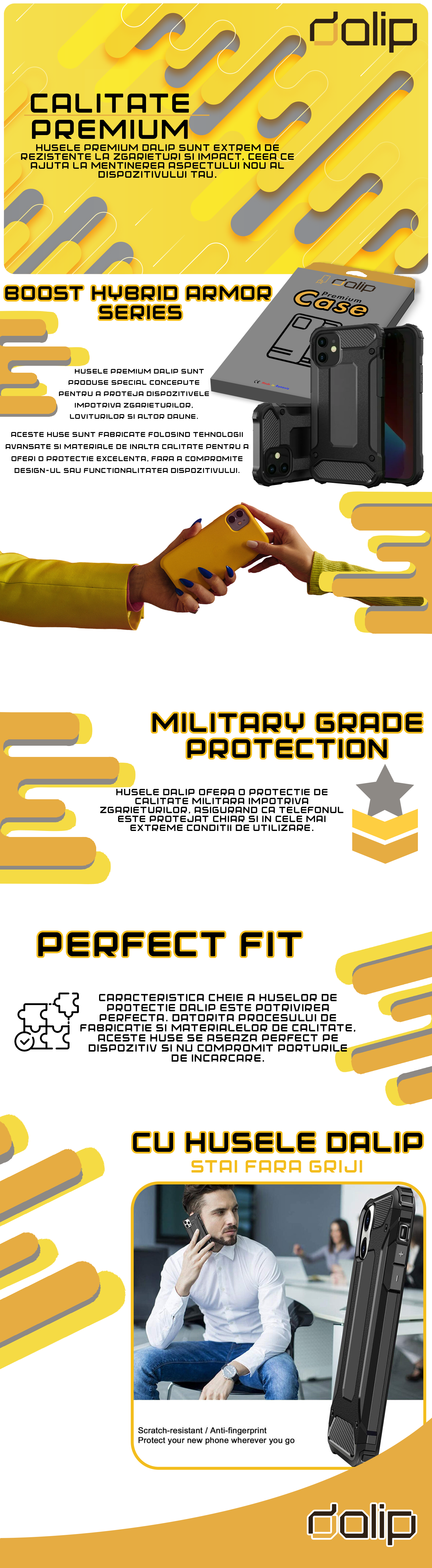 Husa piele ecologica Armor High Quality Cover Fusion Husa Samsung iPhone Oppo Oneplus Huawei Xiaomi Vivo Sony Xperia Galaxy protectie telefon inel magnet ring grip